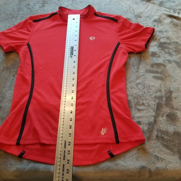 Pearl Izumi Select Womens Half Zip Cycling Jersey Top Large Red Short Sleeve - Picture 7 of 8